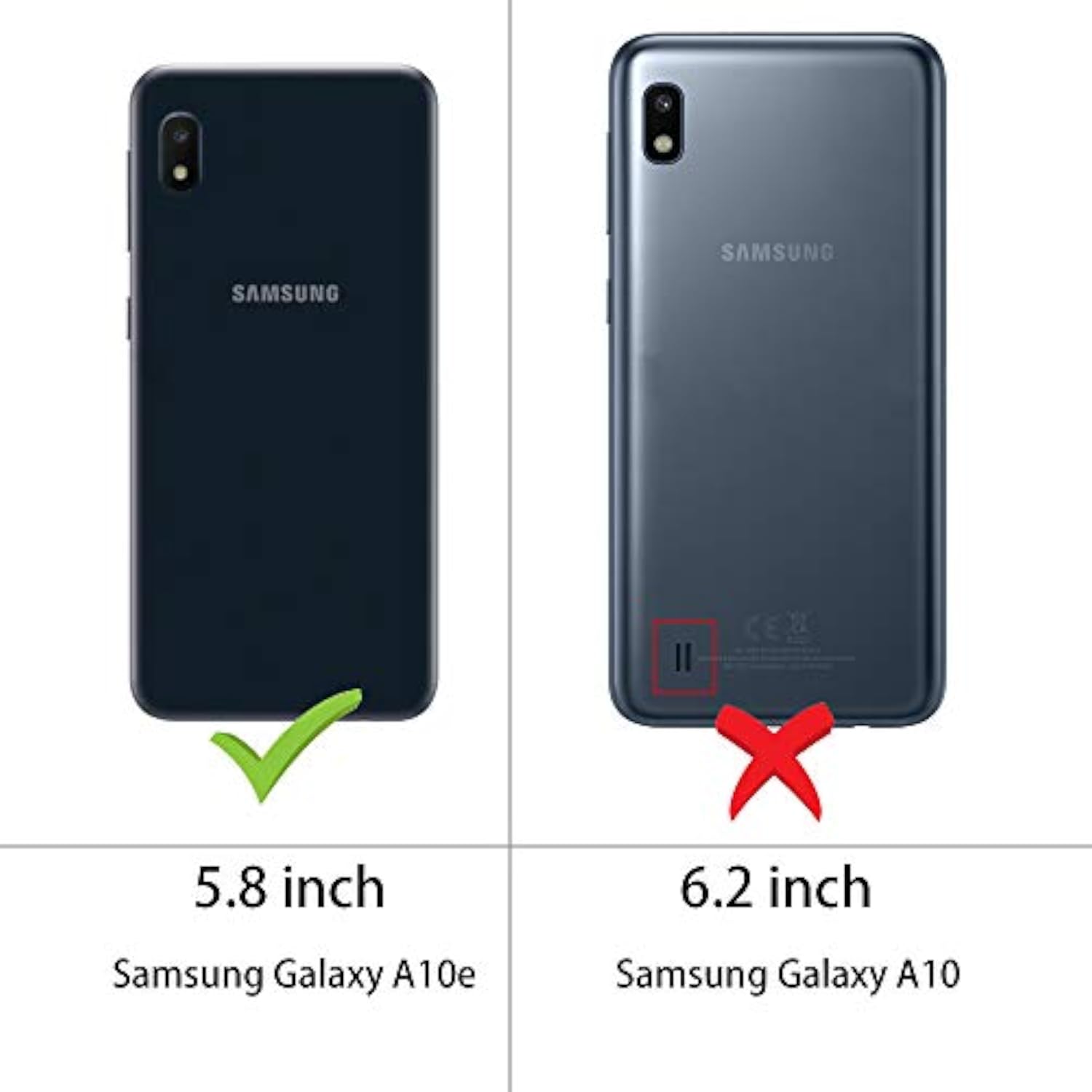 Transparent Soft TPU Full-Body Protective Case for Samsung Galaxy A10e - Clear Anti-Shock Phone Cover