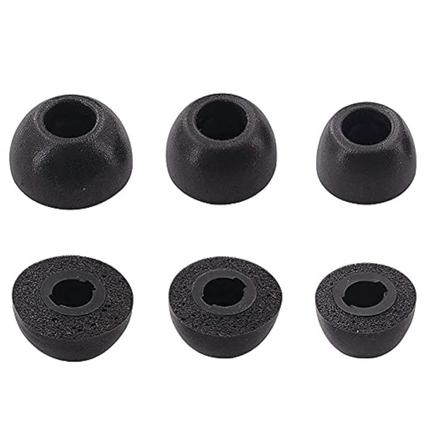 Foam Ear Tips Compatible With Beats Studio Buds, S/M/L 3 Sizes 6 Pairs Soft Memory Foam Earbud Tips Replacement Foam Tips, Compatible With Beats Studio Buds, Black Sml Pro