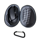 Hard Travel Mouse Case For Razer Basilisk Ultimate X/Basilisk V3 Pro/Logitech Mx Master 3 /3S/ Master 2S / 2/Mx Master Advanced Wireless Mouse, For G502 X /G502 X Plus (With Carabiner Clip)