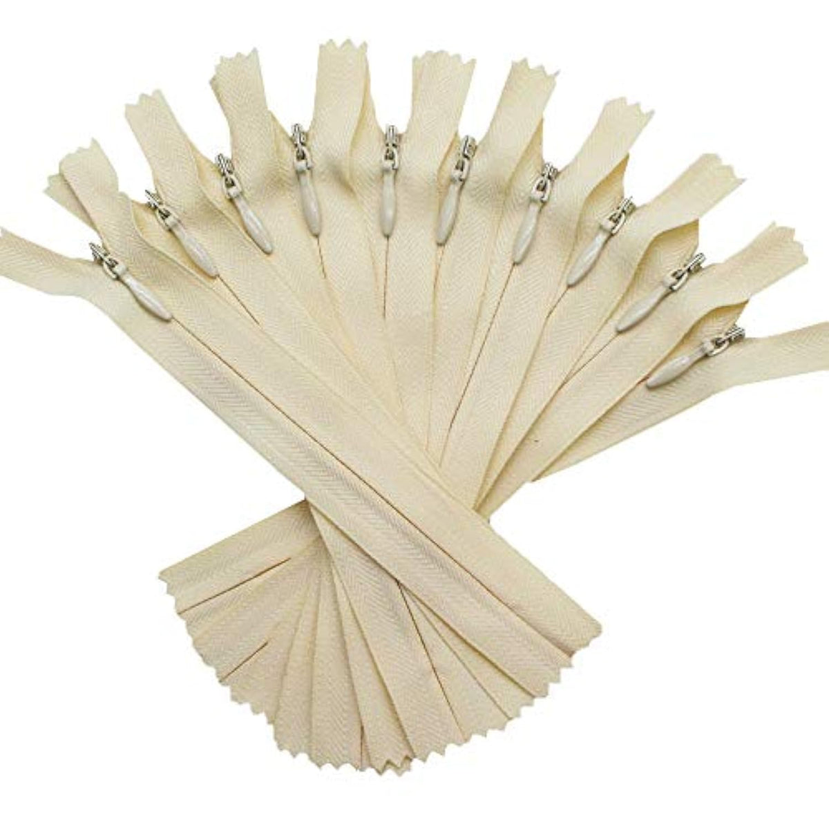 10Pcs 24 Inches Invisible Zippers Conceal Zippers For Sewing, Dress, G