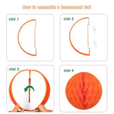 Reusable Happy Birthday Banner, Felt Birthday Garland Pom Pom Party Decor, Plush Tassels, With 10Pcs Honeycomb Balls, Rainbow Pre-Strung Party Celebration Decorations