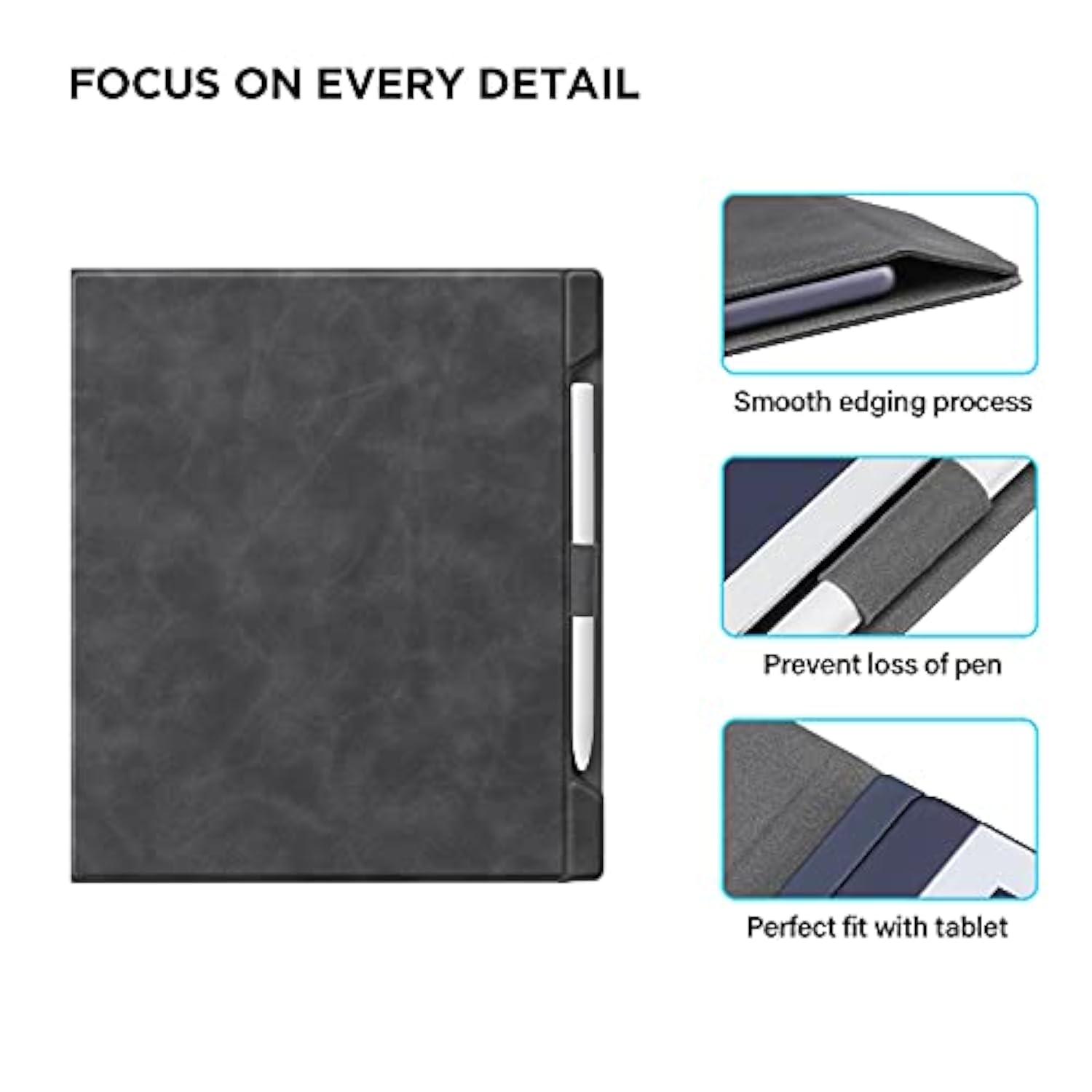 Case For Remarkable 2 Paper Tablet 10.3" 2020 Released, Premium Pu Leather Sma