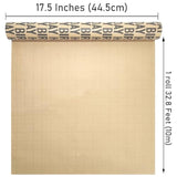 Birthday Gift Wrapping Paper Rolls 17x33 Inch Black Kraft Design