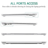 Case For 13.5" Microsoft Surface Laptop 5/4/3 With Alcantara Palm Rest Only 2022 2021 2019 Release Models: 1950/1958/1867, Plastic Hard Shell Case With Keyboard Cover,Matte White