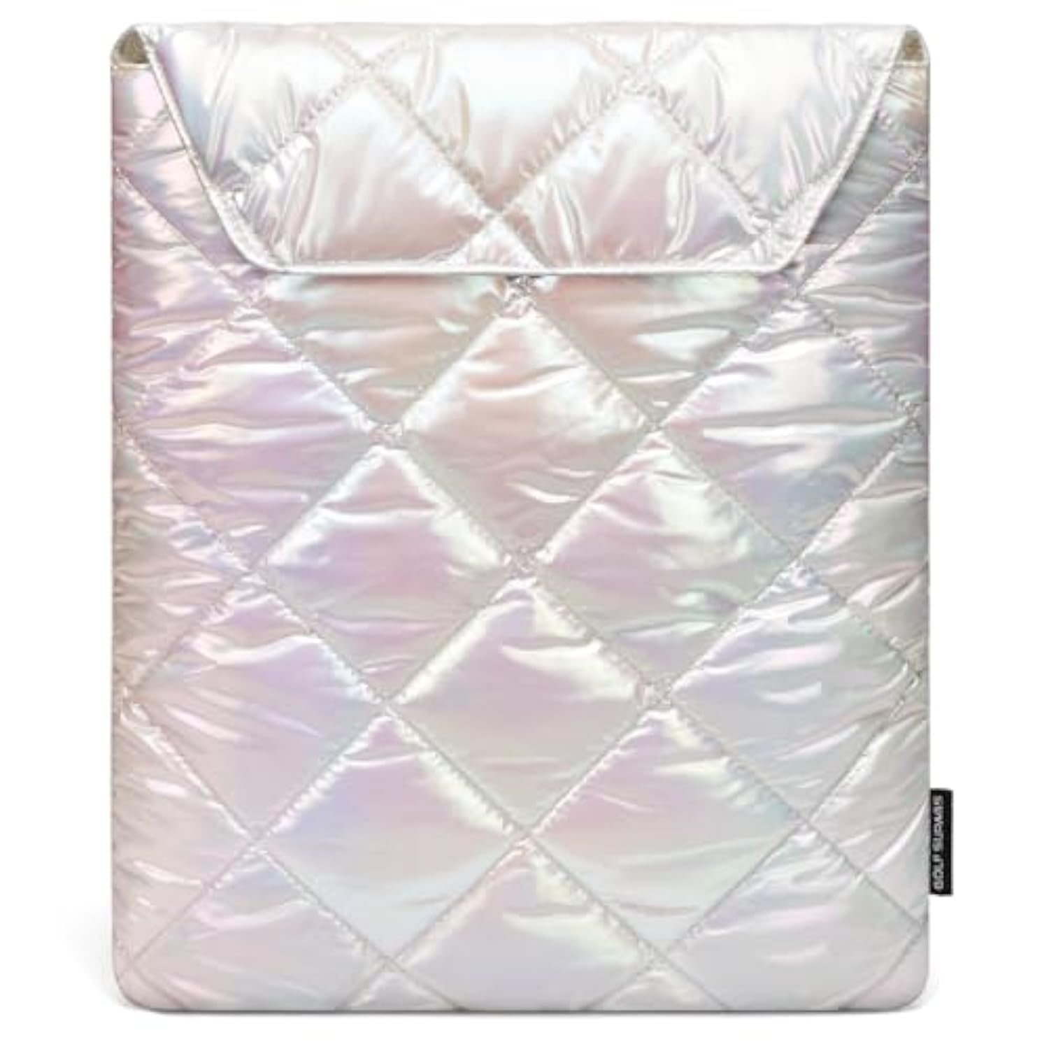 Puffy Laptop Sleeve 13 Inch 14 Inch, Women Quilted Puffer Laptop Carrying Case Pillow Case Compatible With Macbook Pro 14 Inch M4 M3 M2 M1, Cute Small Notebook Cover