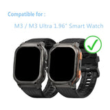 Screen Protector Compatible For Amaztim M3 Smart Watch 2" (6 Pack) Pet Clear Film, Compatible For Kospet Tank M3 Ultra 1.96" Smart Watch