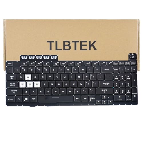Backlight Keyboard Replacement Compatible With Asus Tuf Gaming A15 Fx506 Fa506 Fa556 Tuf506.Tuf A17 Fa706.Tuf Gaming F17 Fx706Li Fx706 Fx706L Fa706U Fx706U Fa706 661Vus00 Series Rgb Laptop