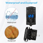 Rocker Switch Outlet, 36W Qc 3.0 Usb-A & 55W Pd Usb-C Port Charger Socket, Led Voltmeter For Car Boat