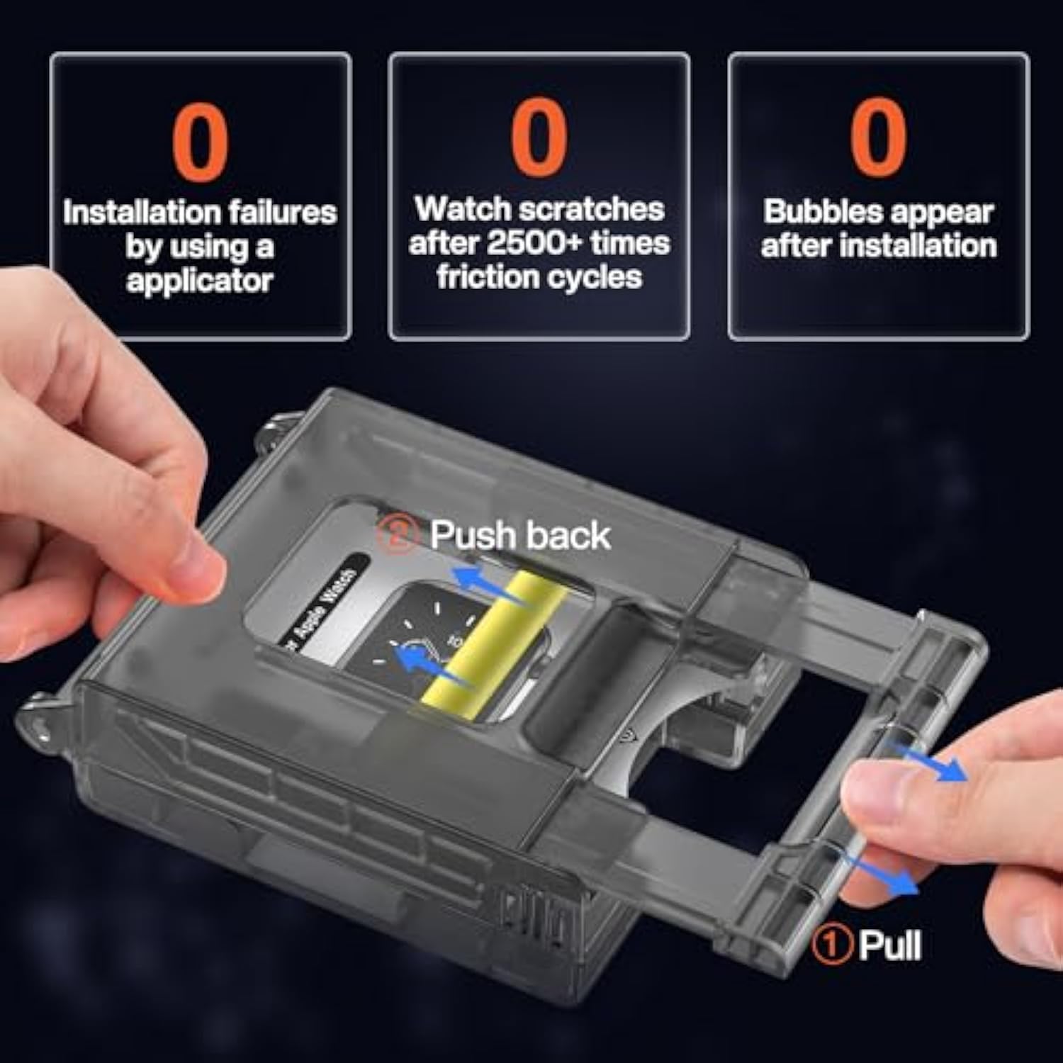 6Pack Compatible With Apple Watch Series 10 Screen Protector 46Mm Accessories, Soft Film With Installation Kit, Face Case Cover For Iwatch Series 10