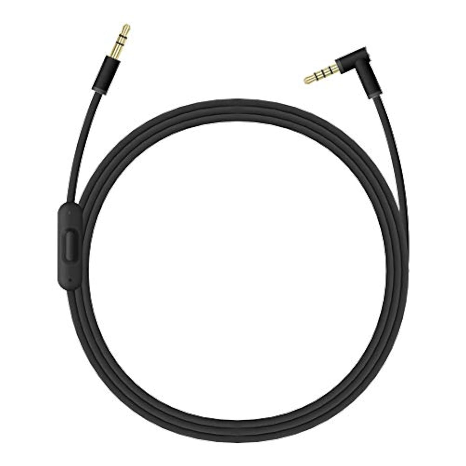 Replacement Audio Cable Cord Wire With In Line Microphone And Control For Solo/Studio/Pro/Detox/Wireless/Mixr Headphones (Black)