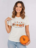 Artificial Pumpkin Decor, Brown and White Decorative Pumpkins