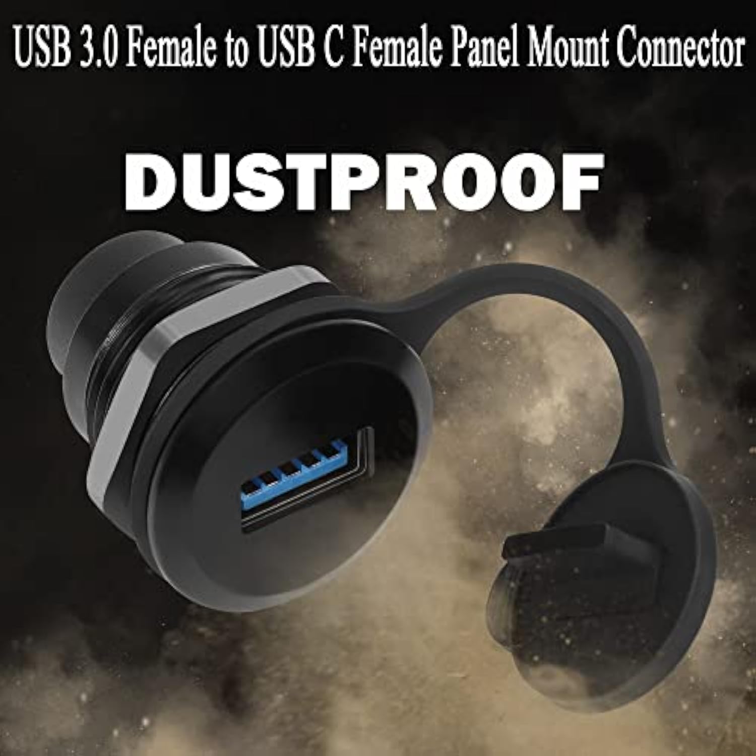 Usb 3.0 To Usb C Embedded Threaded Fixed Adapter 5Gbps Usb 3.0 Female To Usb C