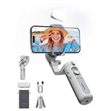 Hohem Isteady Xe Kit Gimbal Stabilizer For Smartphone, 3-Axis Phone Gimbal, Magnetic Fill Light, Portable And Foldable, Stabilizer For Iphone & Android, One-Key Inception, Gimbal For Video Recording