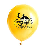 Eid Ramadan Kareem Latex Balloons,Eid Decorations,12 Inch,15Pcs