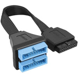 Usb 3.0 Header Splitter Extension Cable,Motherboard Usb 3.0 Internal Hub Split