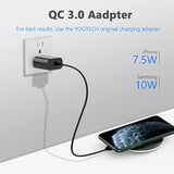 Wireless Charger, 10W Max Wireless Charging Pad With Quick Adapter, Compatible With Iphone 16E/16/16 Plus/16 Pro Max/15/14/13/Se 2022/12/11/X/8,Samsung Galaxy S22/S21/S20, For Airpods Pro 2