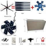 3D Hologram Fan 70Cm Projector With Wifi And App Control, Custom Video Library,Portable Design For Trade Shows, Parties, And Events