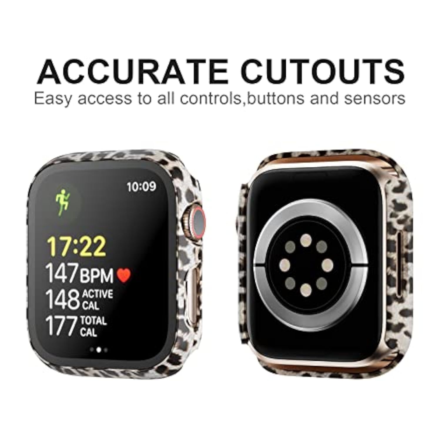 16 Pack Hard Pc Case For Watch Se 40Mm 2022 Series 6 & 5 With Tempered Glass Screen Protector, Ultra-Thin Scratch Resistant Bumper Protective Cover For Iwatch Accessories