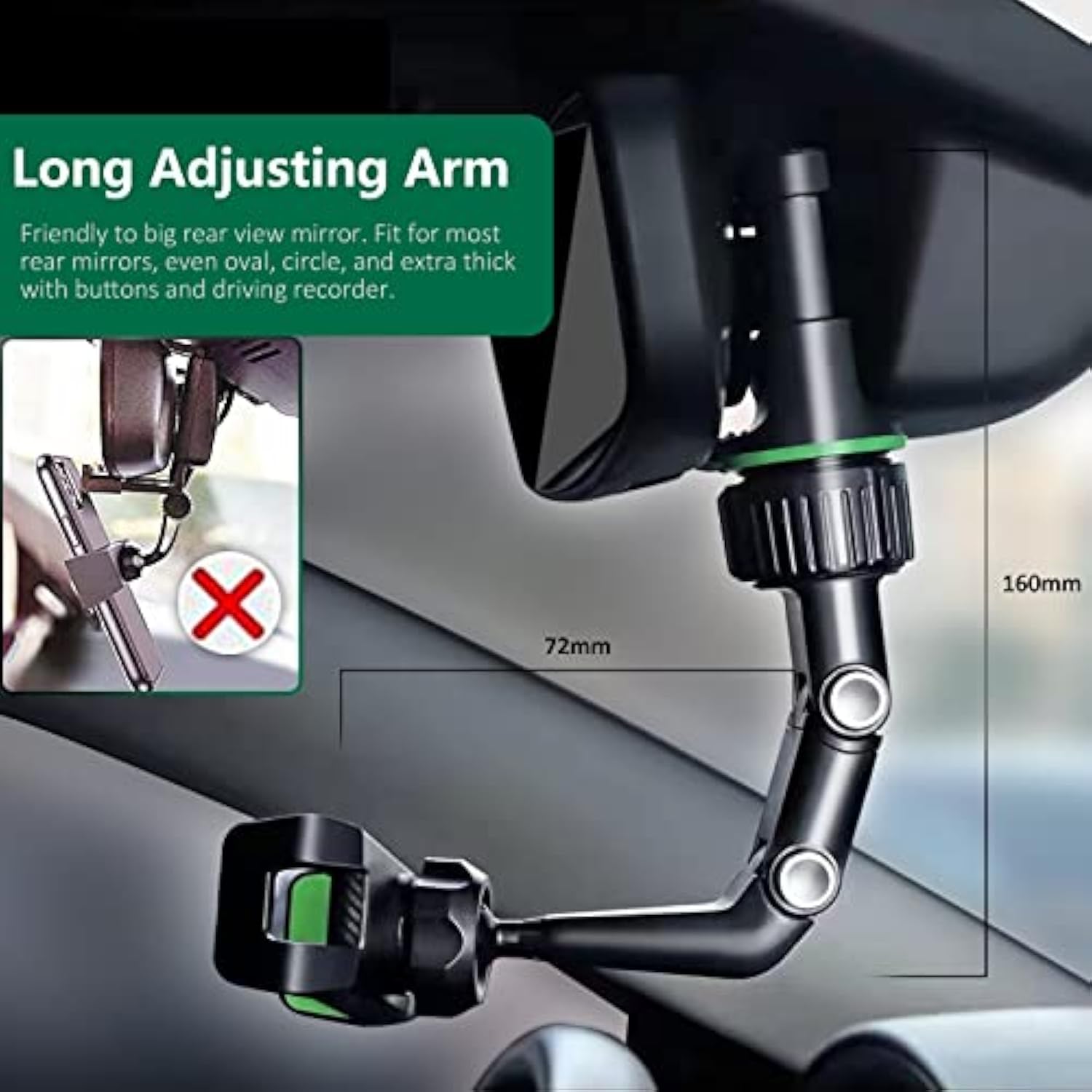 360 Degree Rotating , Multifunctional Mount for All Smartphones