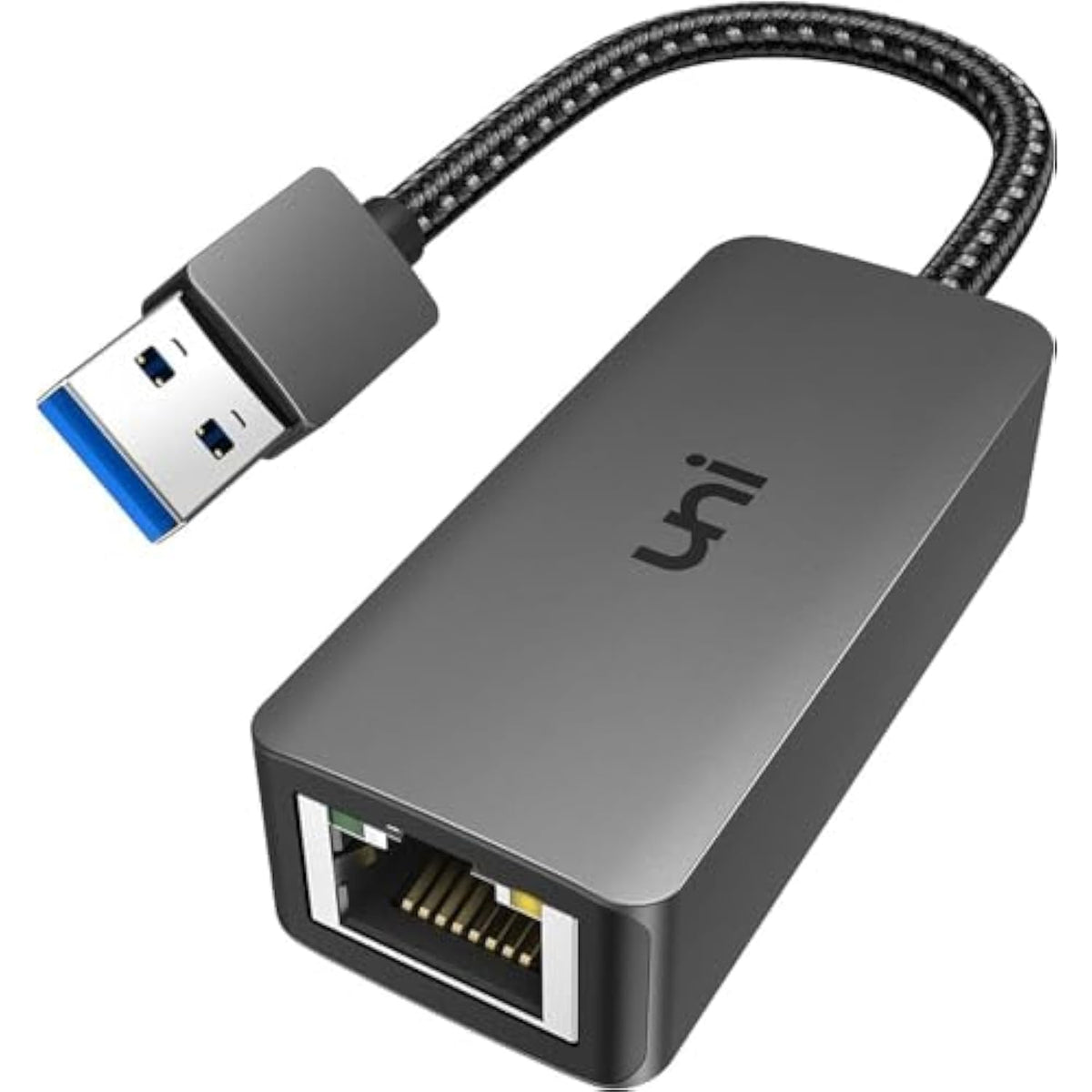USB to Ethernet Adapter, uni Driver Free USB 3.0 to 100/1000 Gigabit Ethernet