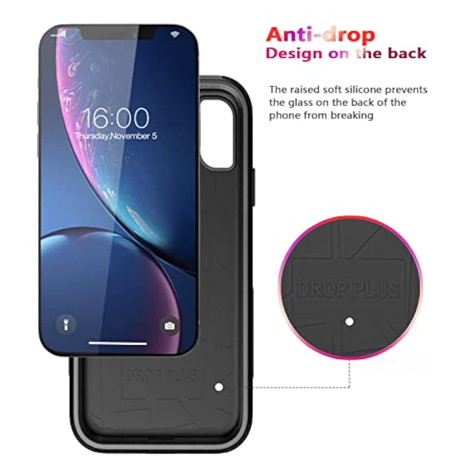 For Iphone Xr Case [Shockproof] [Dropproof] [Dust-Proof],Heavy Duty Protection Phone Case Cover For Iphone Xr
