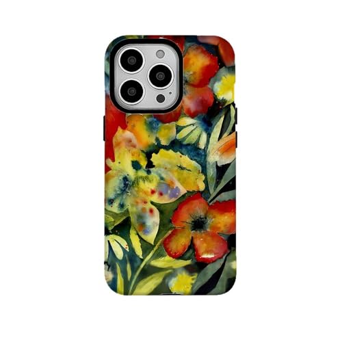 Phone Case Compatible with iPhone 16, Artistic Music Phone Case for Girls, Protective Hybrid 2-Layer Hard Shell, Gift for Women Music Lovers