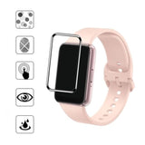 Screen Protector Compatible For Galaxy Fit 3 Fitness Tracker (3 Pack) 3D Full Coverage Pmma Protective Film For Fit 3 Smart Watch 1.6"