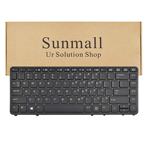 Laptop Keyboard Replacement Compatible With Hp Elitebook 840 G1 G2 / 850 G1 G2 / 745 G1 G2/Hp Zbook 14 Series Laptop Us Layout (Without Pointer,With Backlight)