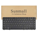Laptop Keyboard Replacement Compatible With Hp Elitebook 840 G1 G2 / 850 G1 G2 / 745 G1 G2/Hp Zbook 14 Series Laptop Us Layout (Without Pointer,With Backlight)