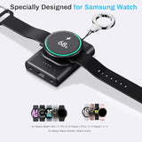 Watch Charger For Galaxy Watch 7 Ultra, 1800Mah Portable Charger For Samsung Galaxy Watch7/Ultra/Fe/6/6 Classic/5/5 Pro/4/4 Classic/3/Active 2, With Keychain