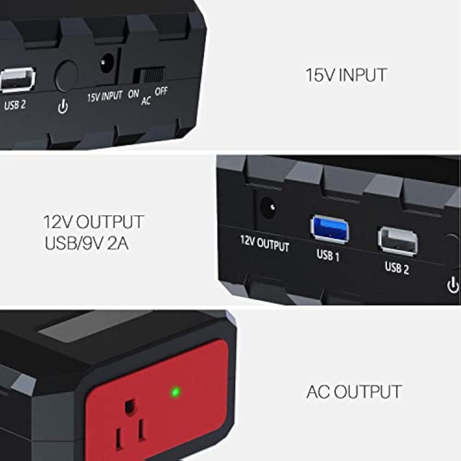 88.8Wh|65Watts Portable Laptop Charger With Ac Outlet, A Super Travel Portable Battery Pack & Power Bank For Hp, Notebooks, Macbook, Laptops