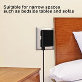 Flat Usb Wall Charger, 5W 5V 1A 1000Ma Single Port Retractable Portable Phone Charger For Most Cell Phones, Mp4 Players, Digital Cameras, Psp, Kindle - 1Pcs