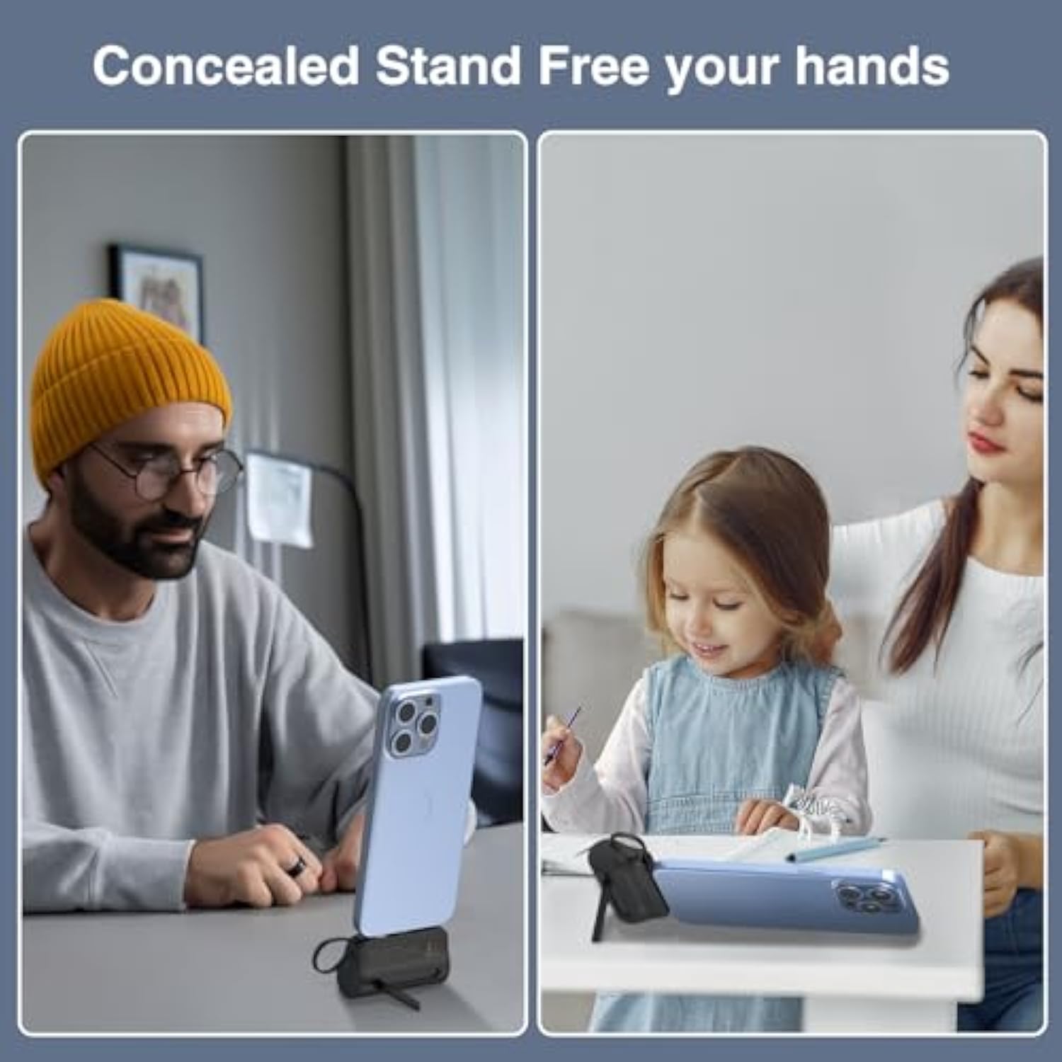 Mini Portable Charger 5000Mah Power Bank For Iphone, Usb C Cell Phone Portable Power, Lcd Display Battery Pack Compatible With Iphone 16/16 Pro Max/15/14/13/12/11/Xr/8/ Samsung,Android Phones Etc