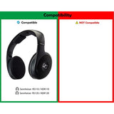 Hdr120 Earpads Ear Cushion Replacement Compatible With Sennheiser Hdr120 Rs120 Hdr110 Rs110 Headphone,Ear Pads With Comfortable Leather And Memory Foam