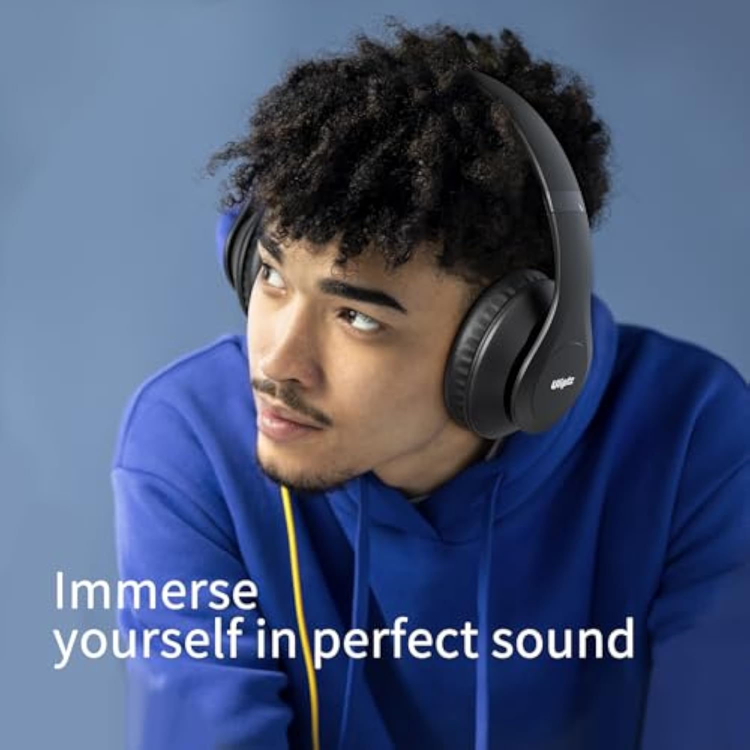 Wireless Bluetooth Headphones, 65H Playtime, 6 Eq Sound Modes, Hifi Stereo Ove