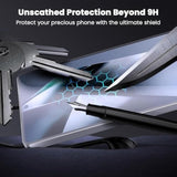 2 Pack Military-Grade 9H+ Tempered Glass For Samsung Galaxy S25 Ultra - Full Screen Protection, Fingerprint Ready, Anti-Glare Set - Bubble-Free Easy Install