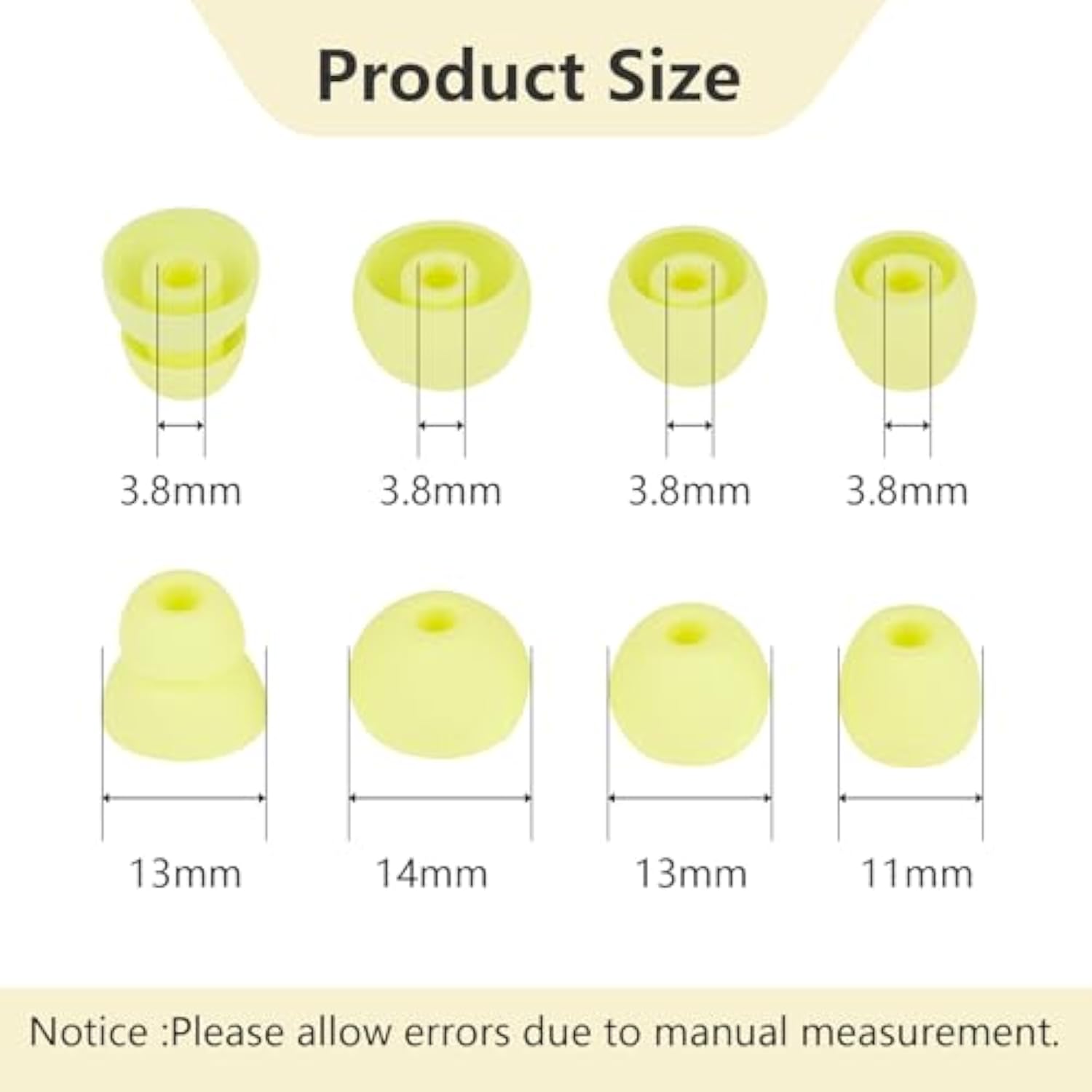 Earbud Replacement Tips Silicone Earbud Tips Ear Tips Compatible With Powerbeats Pro Beats Wireless Earphone Headphone Earbud Rubber Tips Eartips 4 Pairs