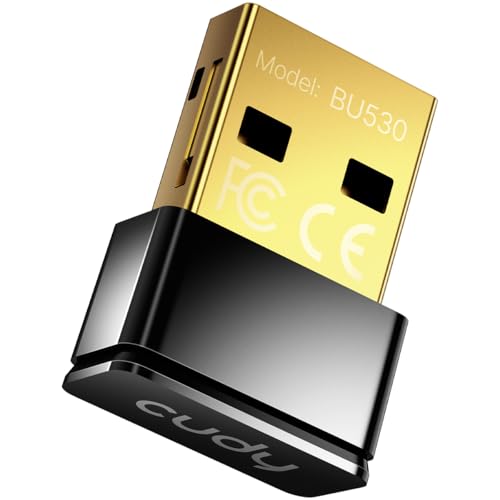 Usb Bluetooth Adapter For Pc, Bluetooth 5.3 Dongle Receiver, Plug And Play, Nano Size, Supports Windows 11/10/8.1/7 For Desktop, Laptop, Printer
