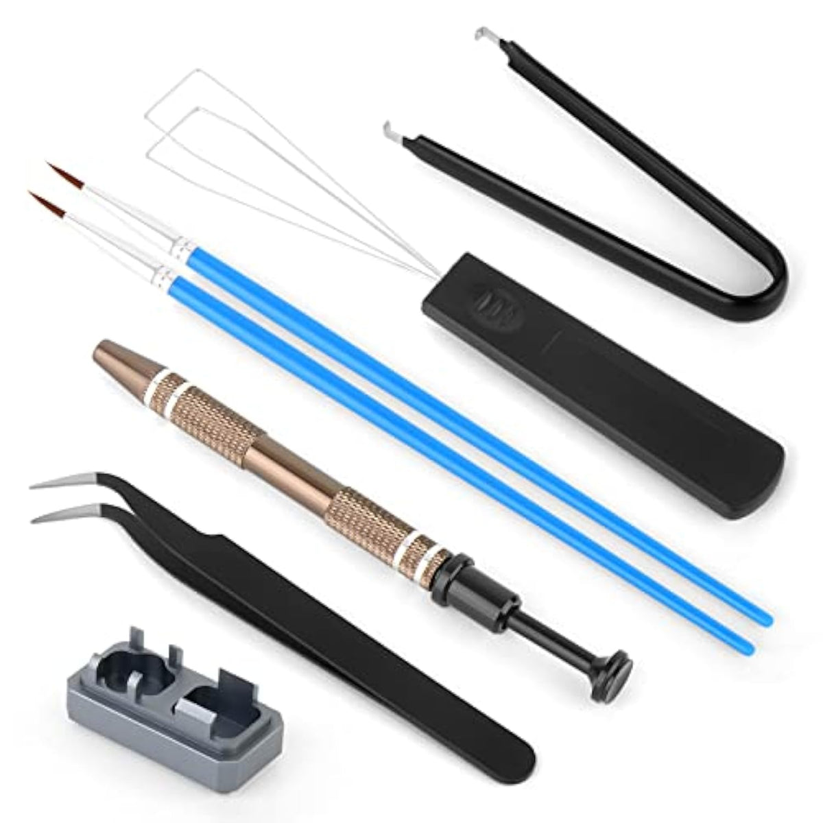 Runjrx Keyboard Lube Kit With Switch Opener Tweezers For Custom Keyboard, Keyb