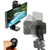 Unimount 360 iPhone Tripod Mount Adapter With Bluetooth Remote Universal Holder