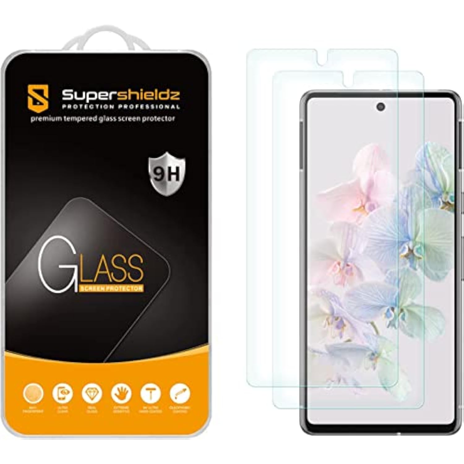 (2 Pack) Designed For Google Pixel 7 Tempered Glass Screen Protector, 0.33Mm, Anti Scratch, Bubble Free