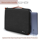 Laptop Sleeve Cover 13 Inch For Notebook Compatible With Macbook Pro/Air, Water-Resistant Case With Ykk Zipper, Polyester