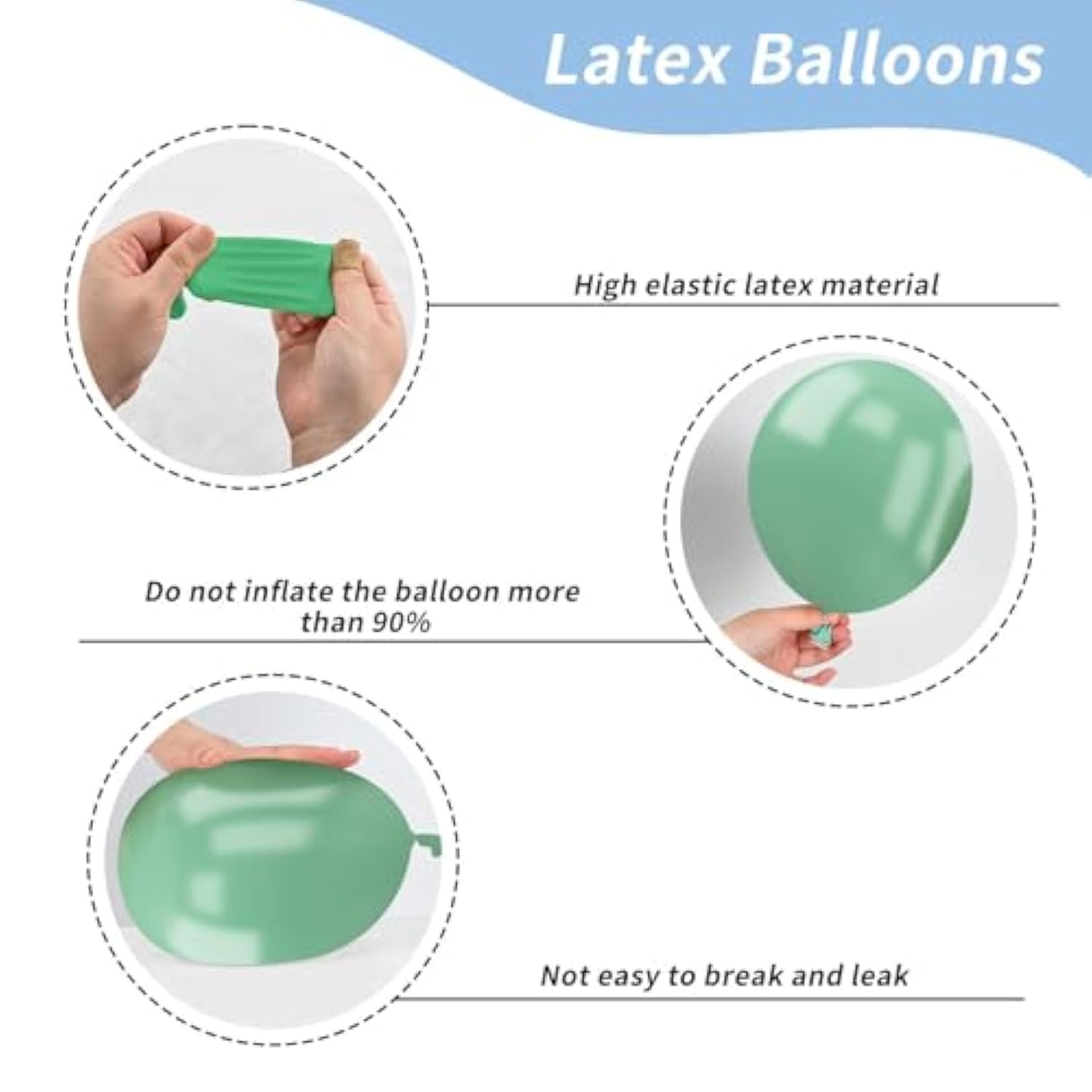 Football Balloons, 52 Pcs 12 Inch Brown Bean Green White Football Printed Balloons, Football Party Decorations For Football Boys Sports Rugby Baby Shower Birthday Game Football Party Decorations