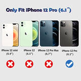 3 Pack Screen Protector For Iphone 12 Pro 6.1 Inch With 2 Pack Tempered Glass Camera Lens Protector, Ultra Hd, 9H Hardness, Scratch Resistant, Easy Install - Case Friendly