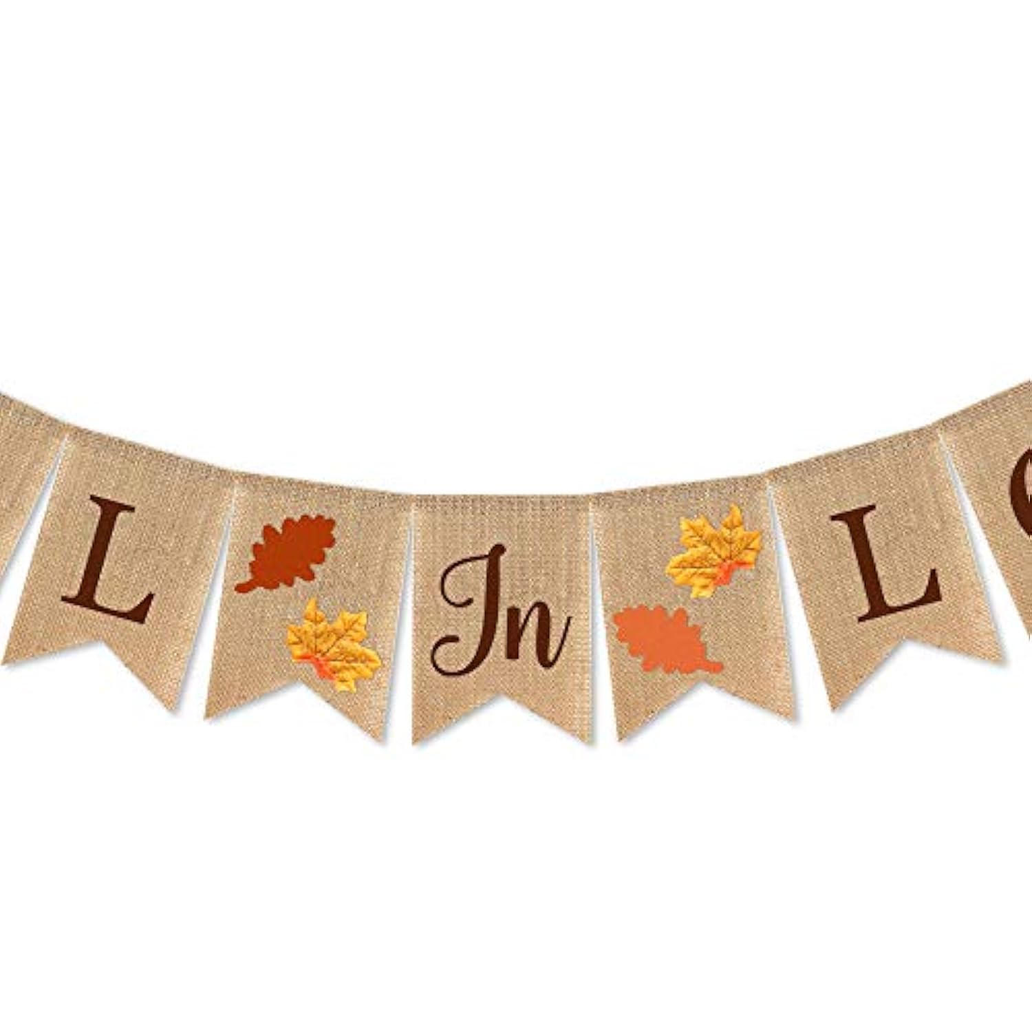 Burlap Fall In Love Banner Fall Autumn Wedding Supplies Engagement Bridal Shower Garland Decoration