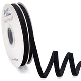 2 Rolls Black Velvet Ribbon,Christmas Ribbon For Gift Wrapping, Christ