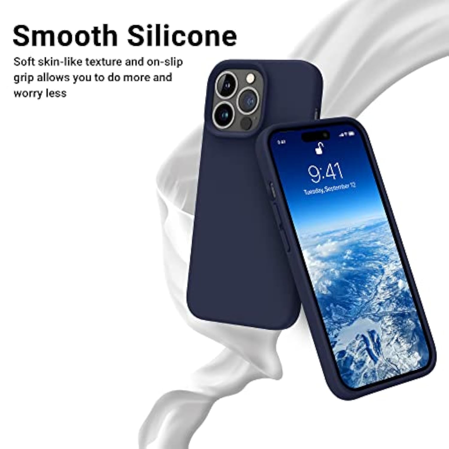 Silicone Shockproof Slim Thin iPhone 14 Pro Case