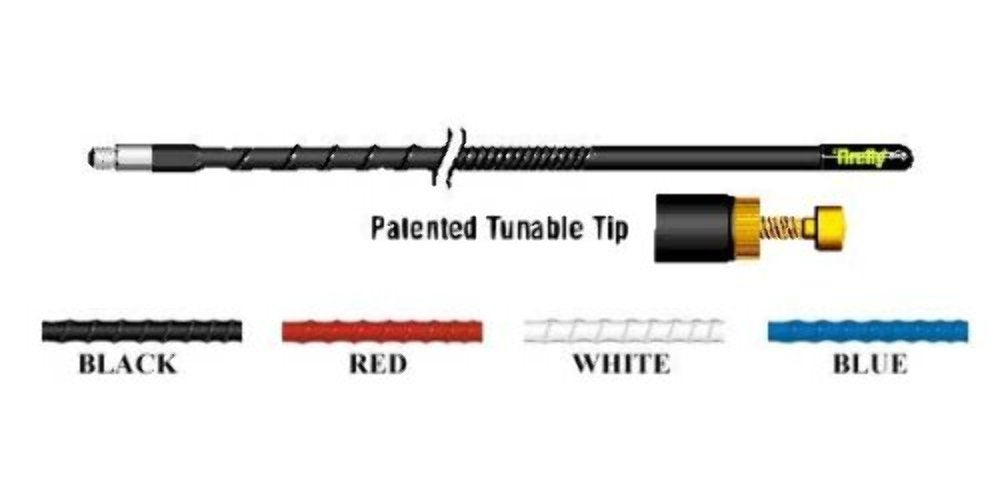 FL3-B Three Foot FireFly Antenna With Tuneable Tip (Black)