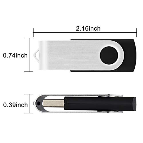 2 Gb Flash Drives 20 Pack Usb 2.0 Flash Drives Wholesale Memory Stick Thumb Drives Jump Dive, Black