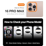 Magnetic Slim-Fit iPhone 16 Pro Max Case, Ultra-Thin, MagSafe, Anti-Scratch, Black